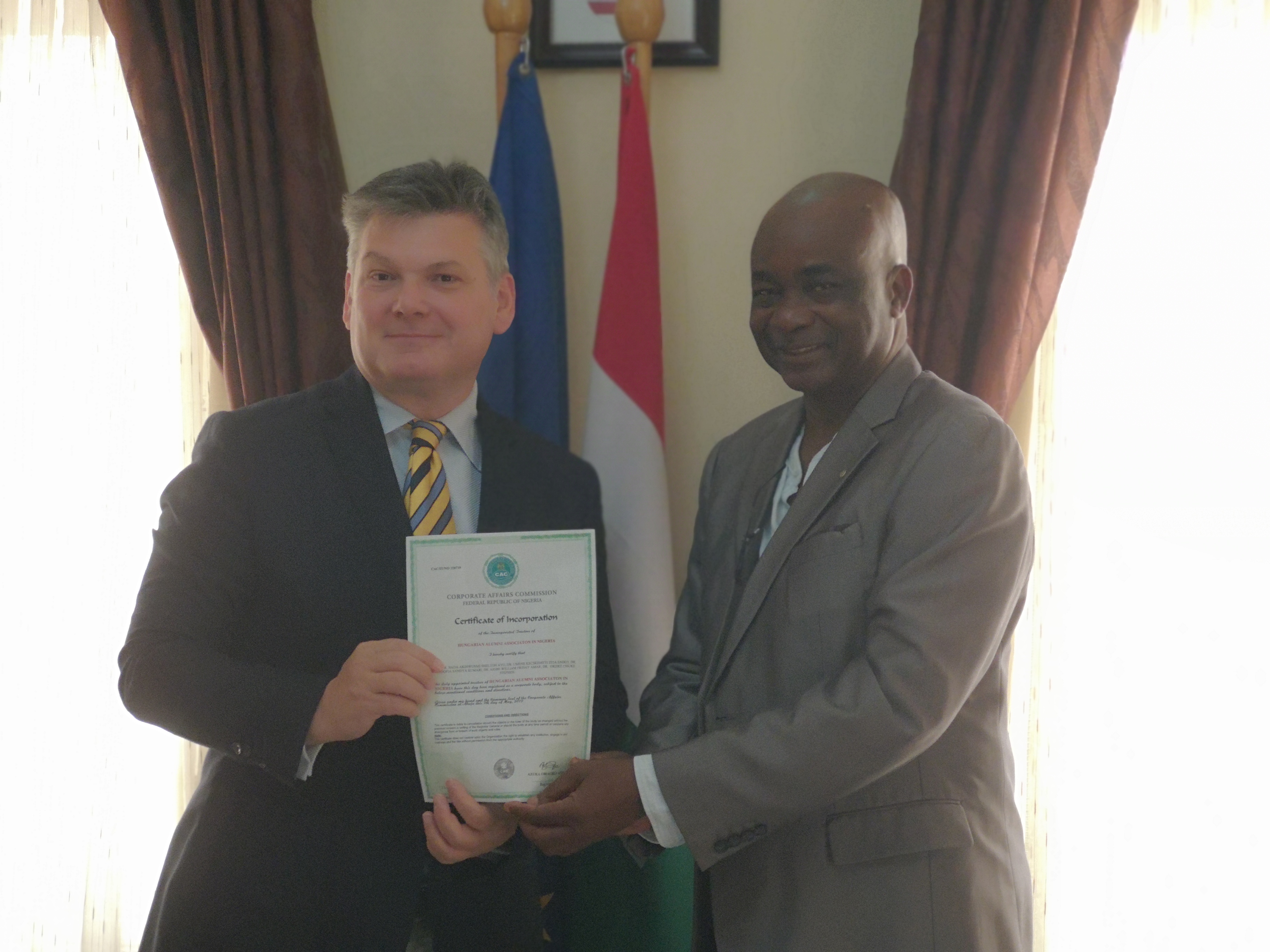Shelton Bada, Hungarian Alumni Association