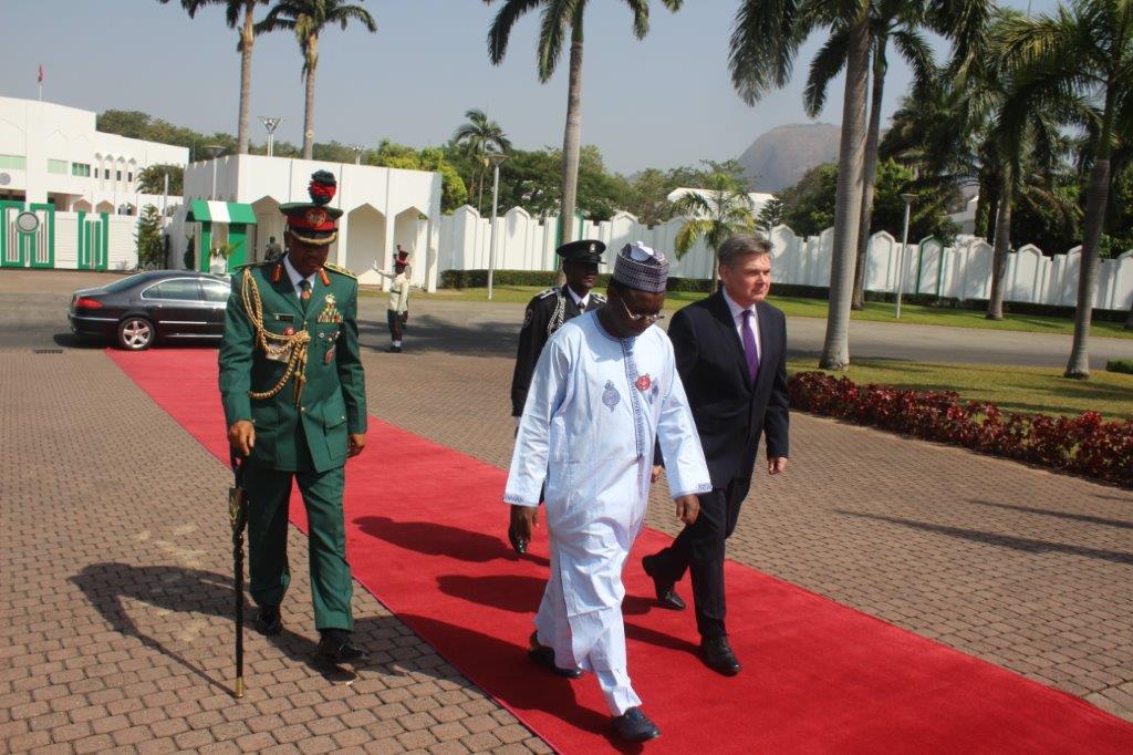 Presenting Letter of Credence, Nigeria